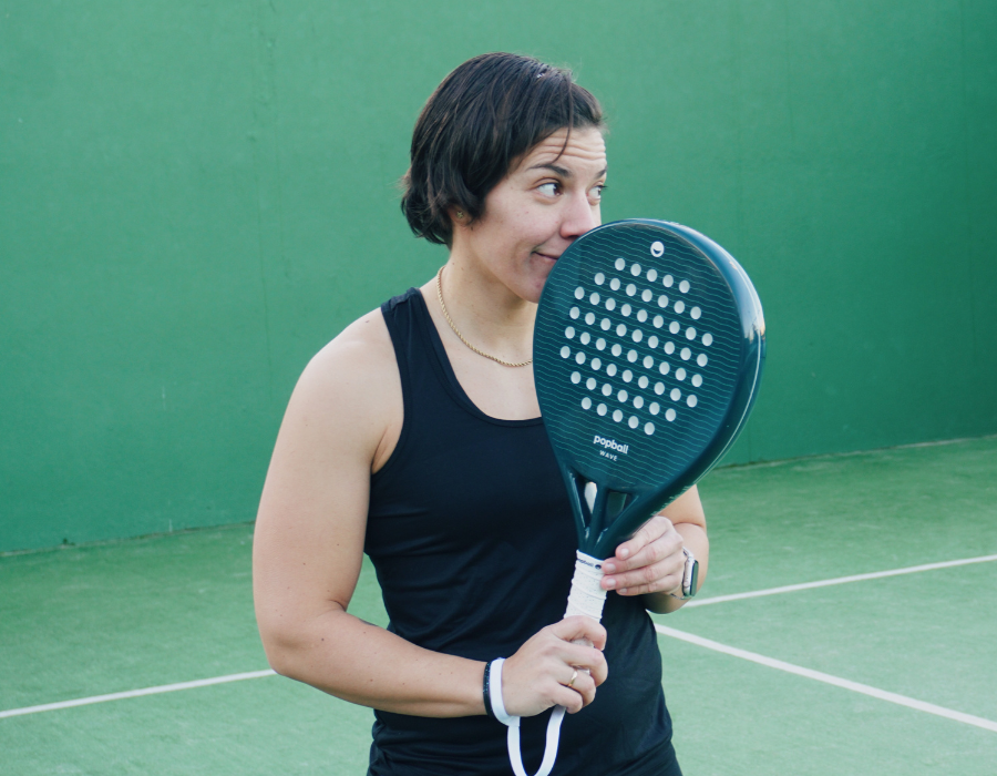 Patty Rodríguez jugadora de pádel Wave Popball